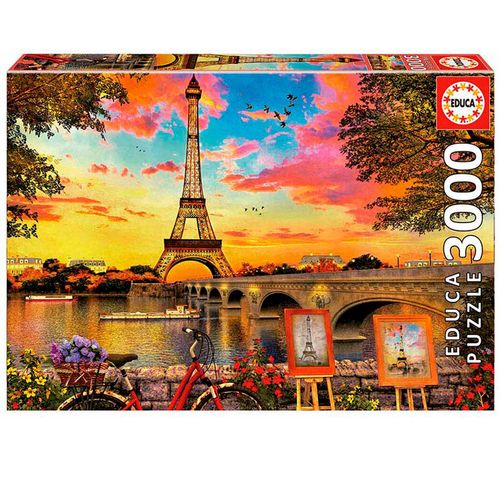 Puzzle 3000 Piezas Puesta de Sol en París