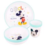 Mickey-Mouse-Vajilla-3-Piezas-Antideslizante