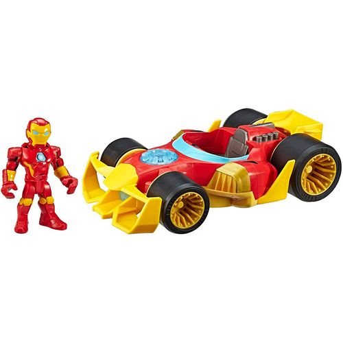 Vengadores Iron Man con Vehículo