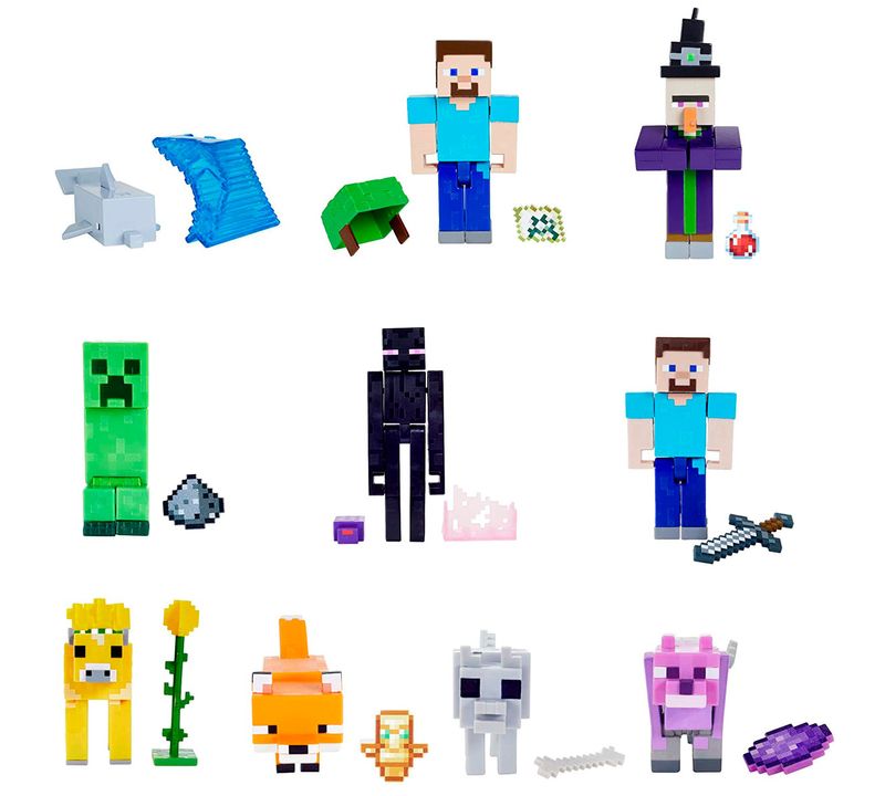 Muñecos minecraft carrefour hotsell