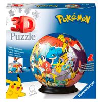 Pokémon Puzzle Bola 3D 72 Piezas