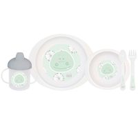 Vajilla para Microondas 5 Piezas Jungle Cocodrile
