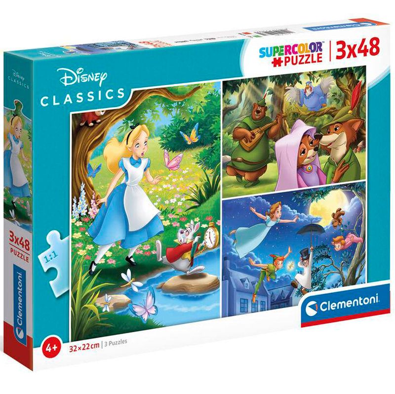Disney-Puzzle-3x48-Piezas