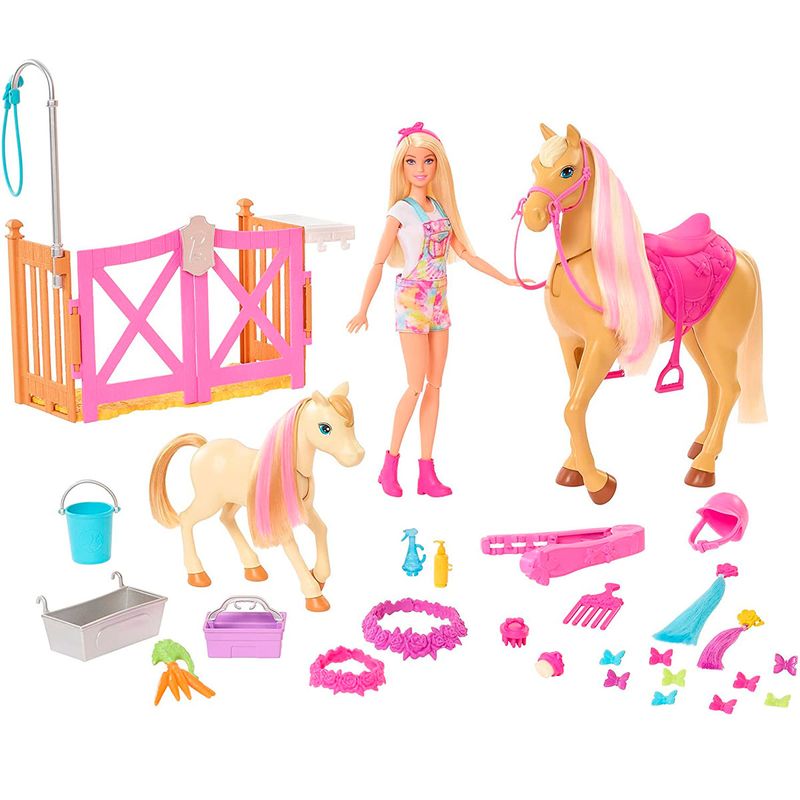 Barbie-Cepilla-y-Cuida-Caballo-y-Poni_1
