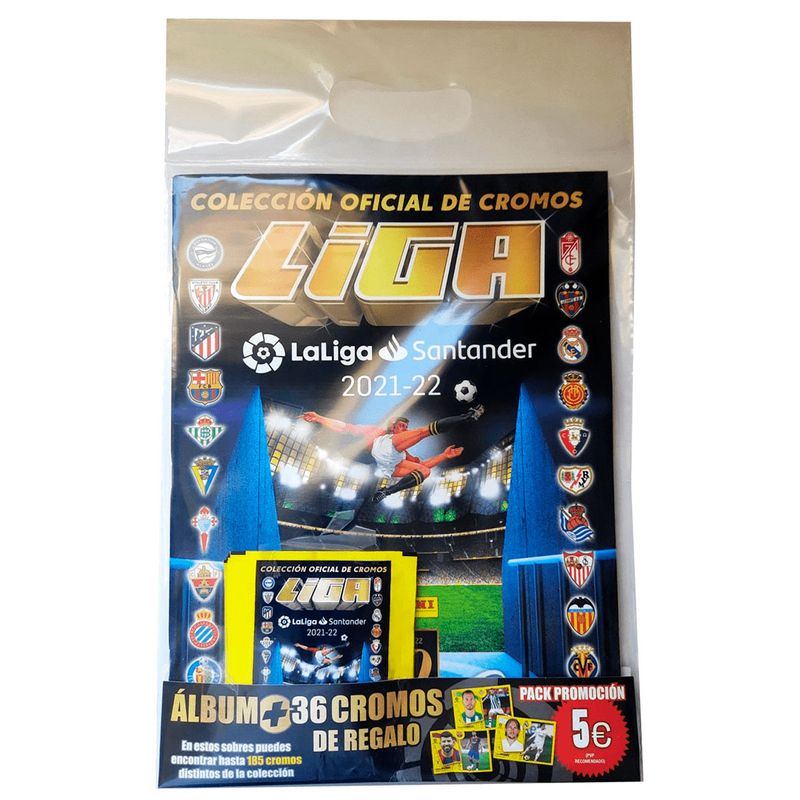 Liga-2021-2022-Pack-Album-Cromos---6-Sobres