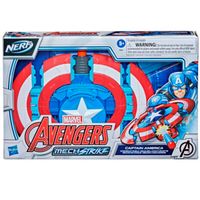 Vengadores Nerf MechStrike Capitán América Escudo