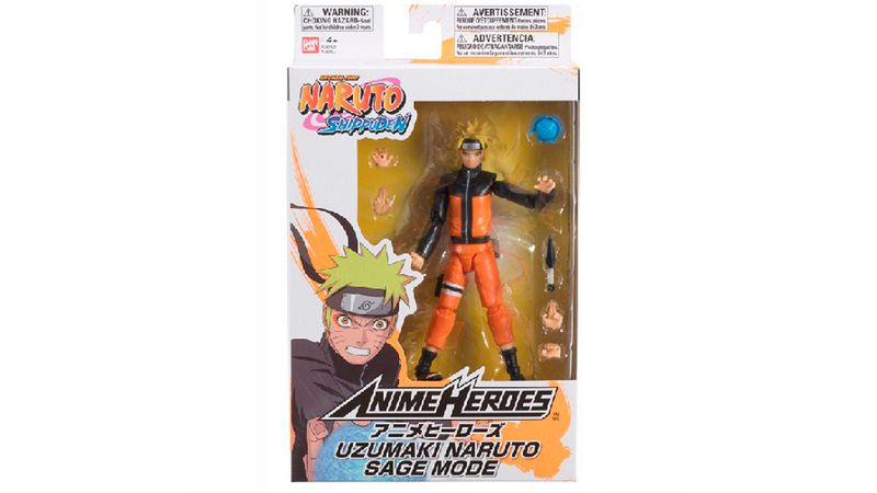 BANDAI Anime Heroes - Naruto - Uzumaki Naruto Sage Mode a 27,99 €