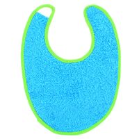 Babero Baby Rizo velcro Azul