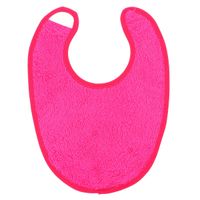 Babero Baby Rizo velcro Fucsia