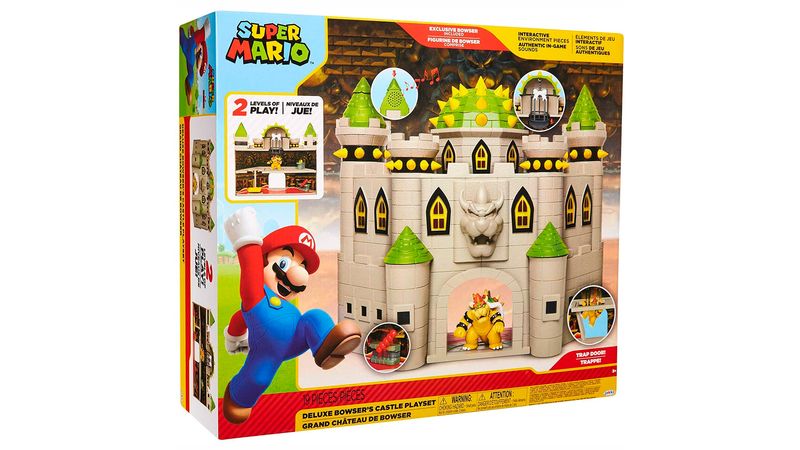 Super Mario Playset Castillo Bowser