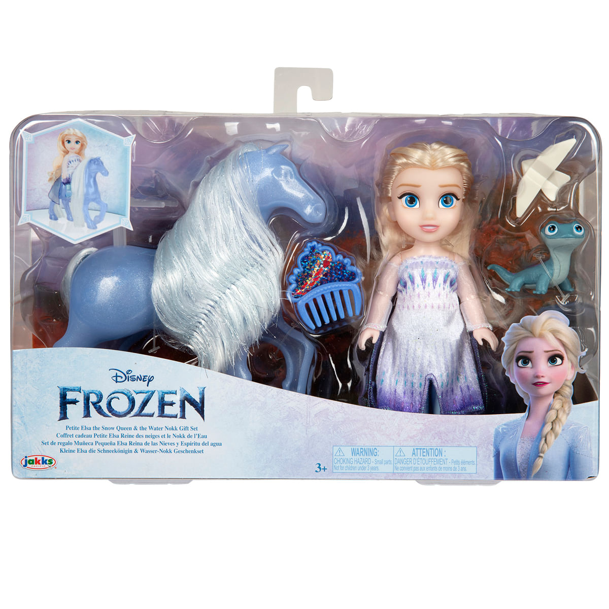 Muñeca elsa frozen 2025 2 con caballo