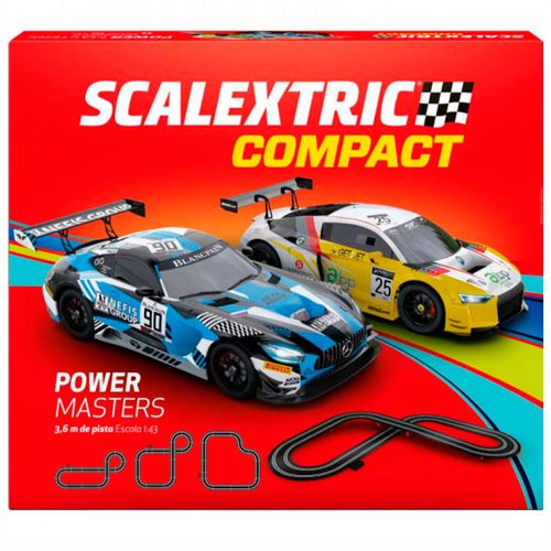 Scalextric Compact Circuito Power Masters 1:43