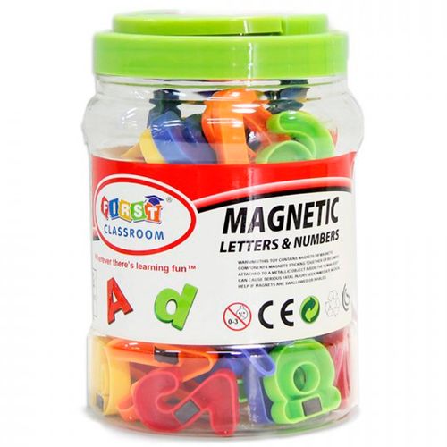 Cubo Letras + Números Magnéticos