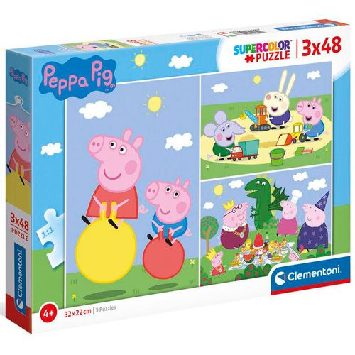 Peppa Pig Puzzles 3x48 Piezas