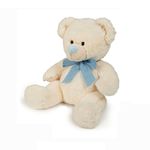 Oso-Marfil-50cm-Lazo-Azul