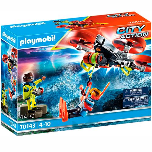 Playmobil City Action Rescate Marítimo con Dron