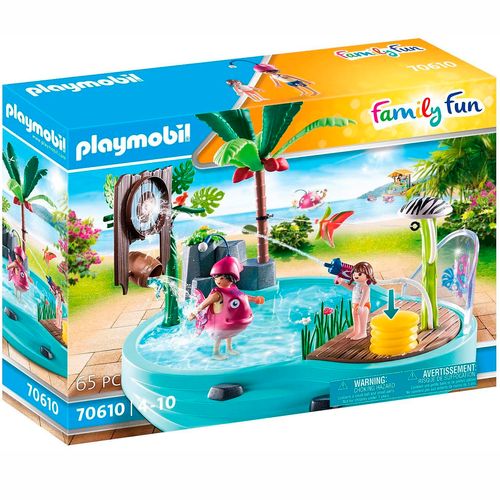 Playmobil Family Fun Piscina con Rociador