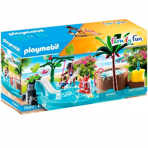 Playmobil Family Fun Piscina con Bañera Masaje