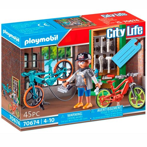 Playmobil City Life Taller de Bicicletas