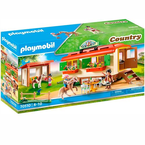Playmobil Caravana Campamento de Ponis