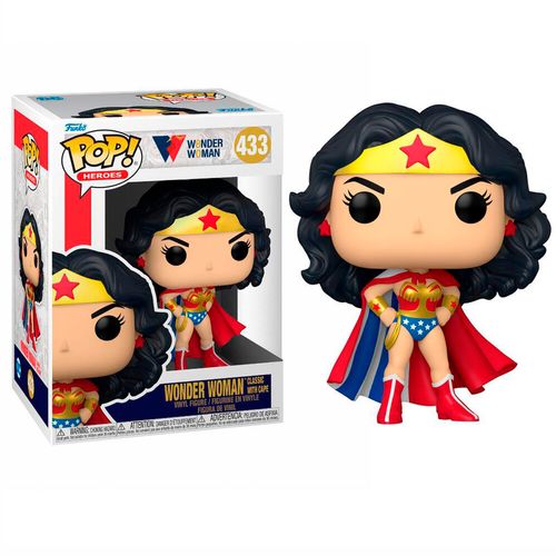 Funko POP DC Wonder Woman con Capa Clásica