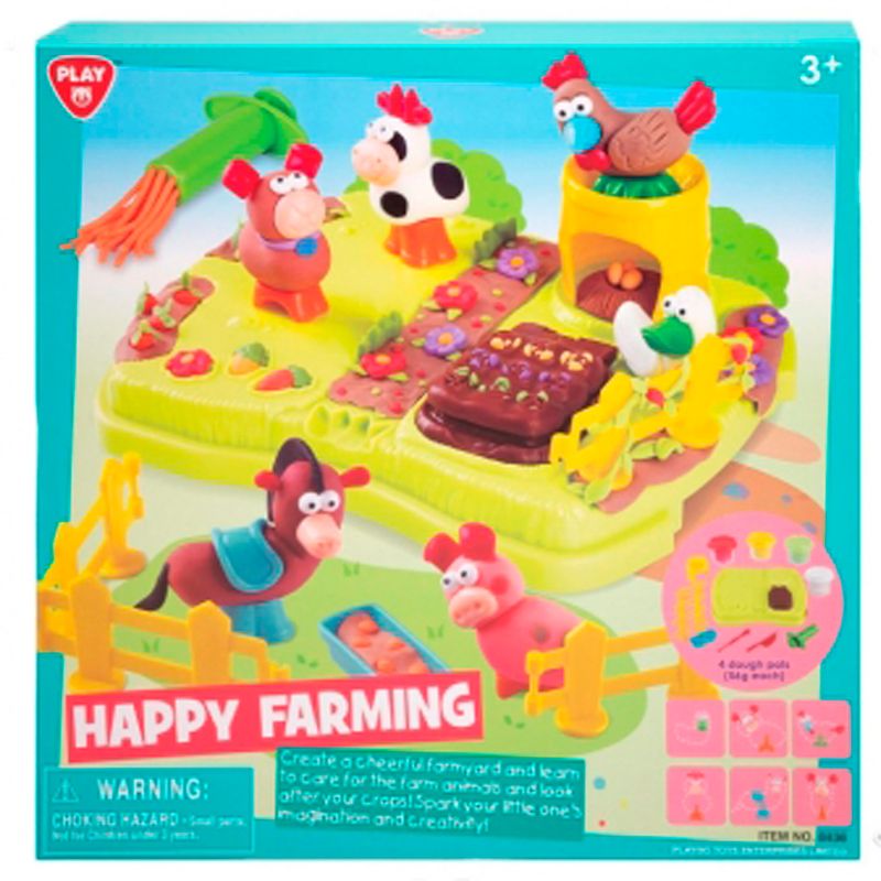PlayGo-Pack-Plastilina-Granja