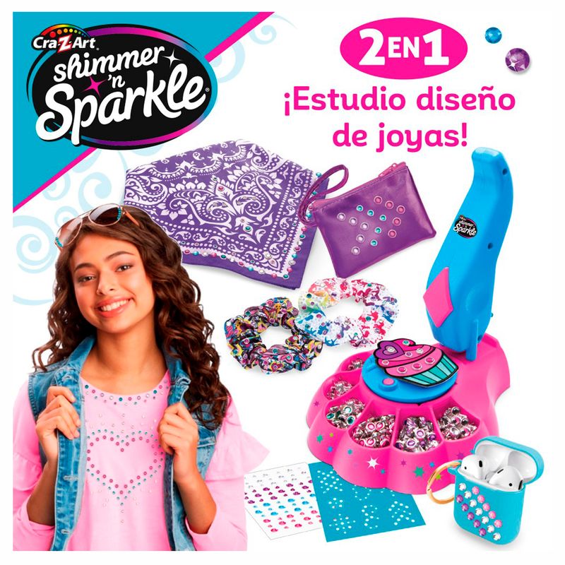 Shimmer 'n Sparkle Kit Para Hacer Pulseras Elásticas con Ofertas en  Carrefour