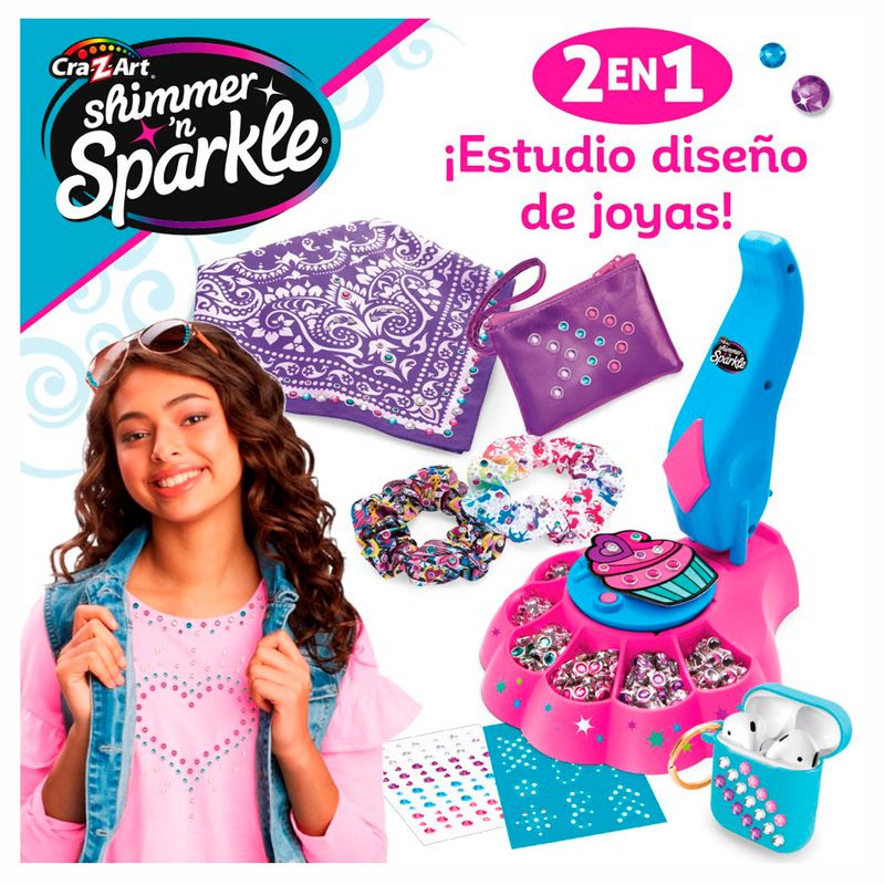 Cra-z-art Abalorios Para Hacer Pulseras Shimmer ´n Sparkle Crystal