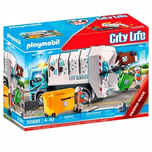 Playmobil City Life Camión de Basura con Luces