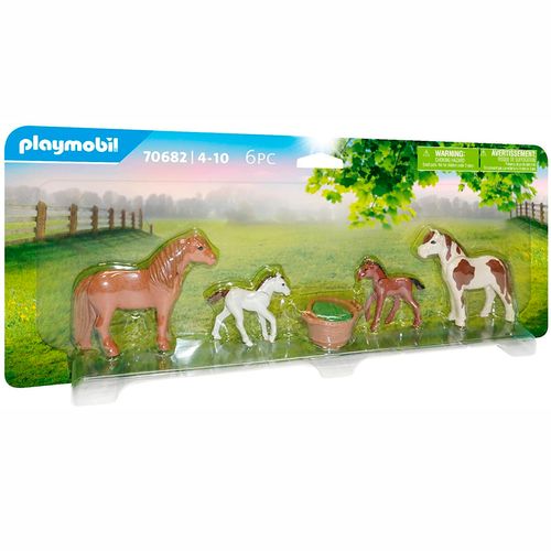 Playmobil Country Pack Ponis con Potros