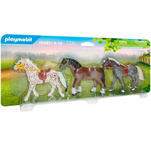 Playmobil Country Pack 3 Caballos
