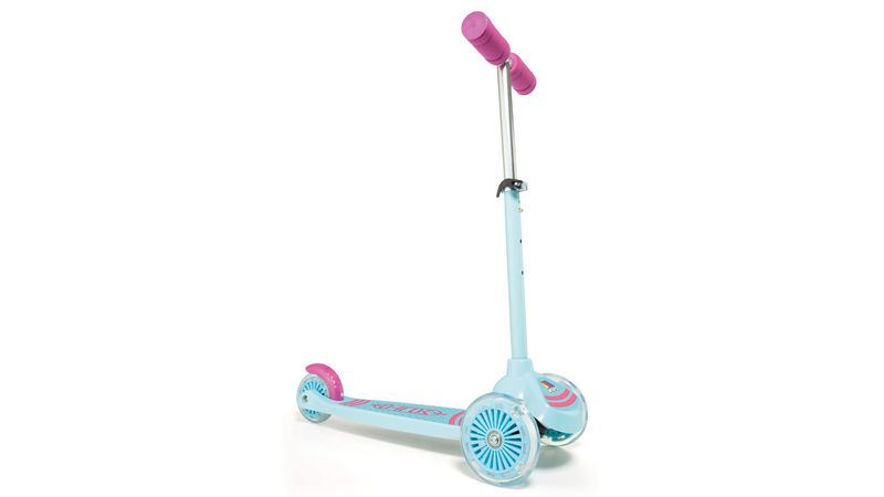 Patinete Scooter Rosa con Luces