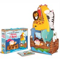 L'arca de Noè Puzzle + Llibre en Català