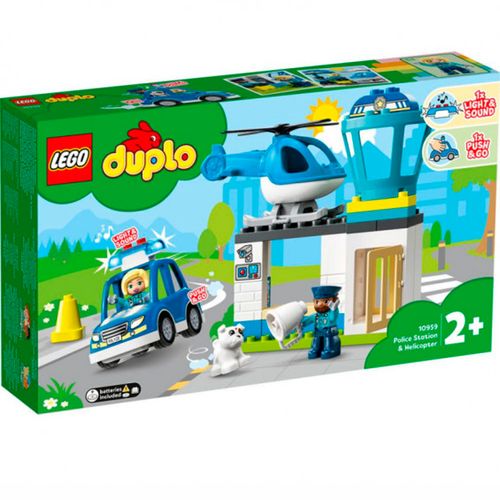 Lego Duplo Comisaría de Policía y Helicóptero