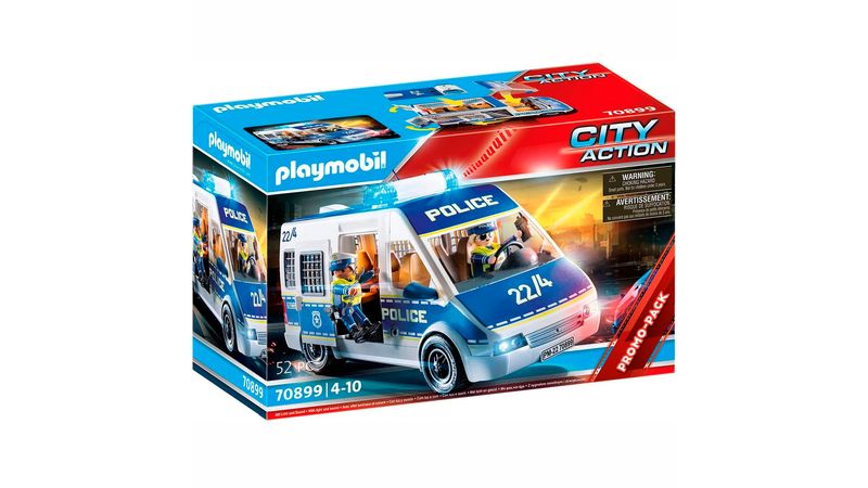 Playmobil Furgoneta de la Policía, luz y sonido, 70899, original