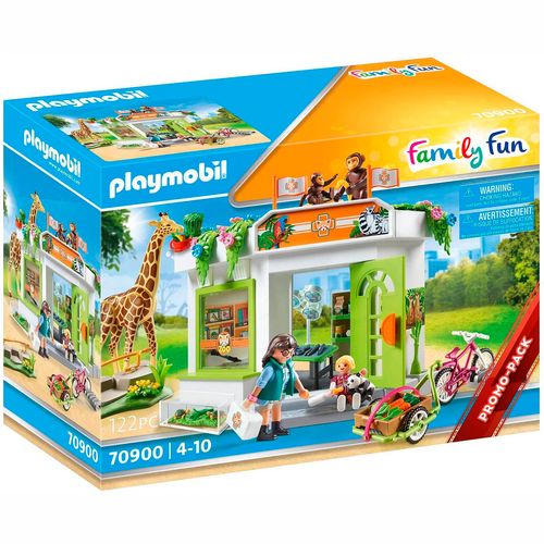 Playmobil Family Fun Consulta Veterinaria Zoo