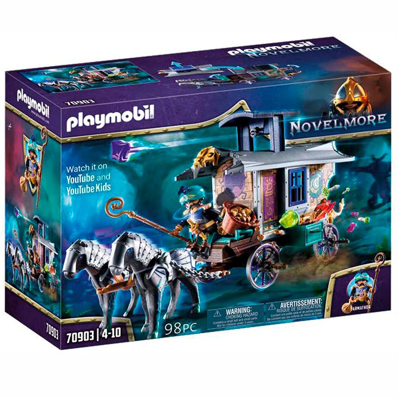 Playmobil-Novelmore-Carruaje-Mercaderes