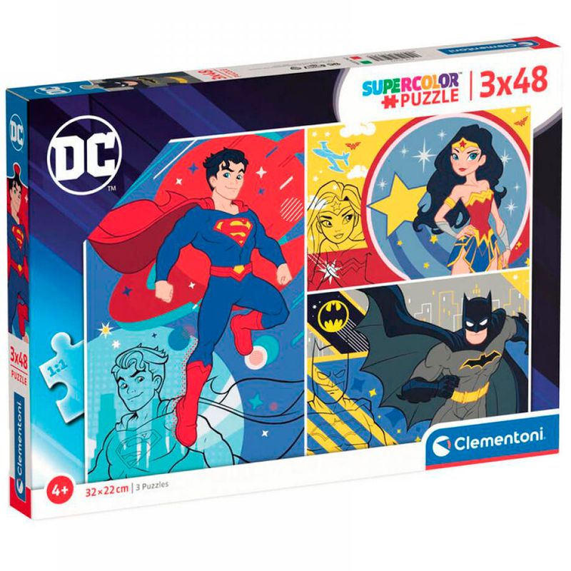 Puzzle-DC-Comics-3x48-Piezas