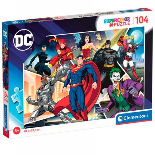 Puzzle DC Héroes 104 Piezas