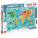 Puzzle-Mapamundi-Animales-250-Piezas