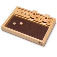 Shut the Box Juego Madera