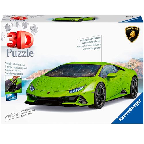 Puzzle 3D Lamborghini Huracán Verde