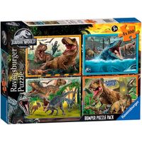 Jurassic World Puzzles 4x100 Piezas