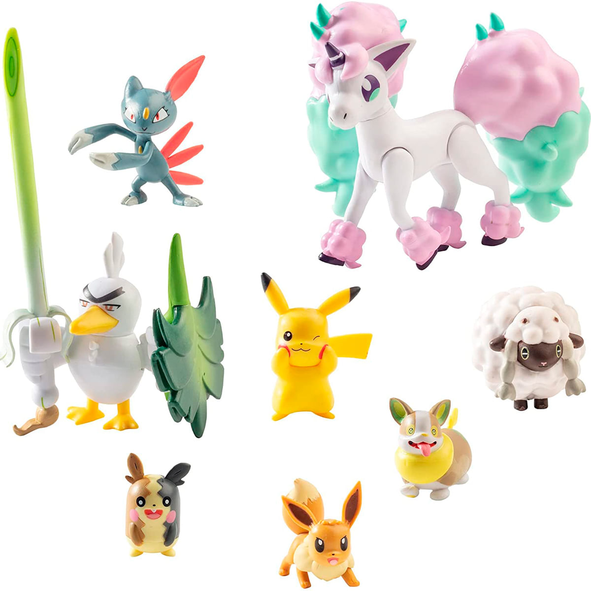 Pack de 8 figurines pokemon BAN80299 - Conforama