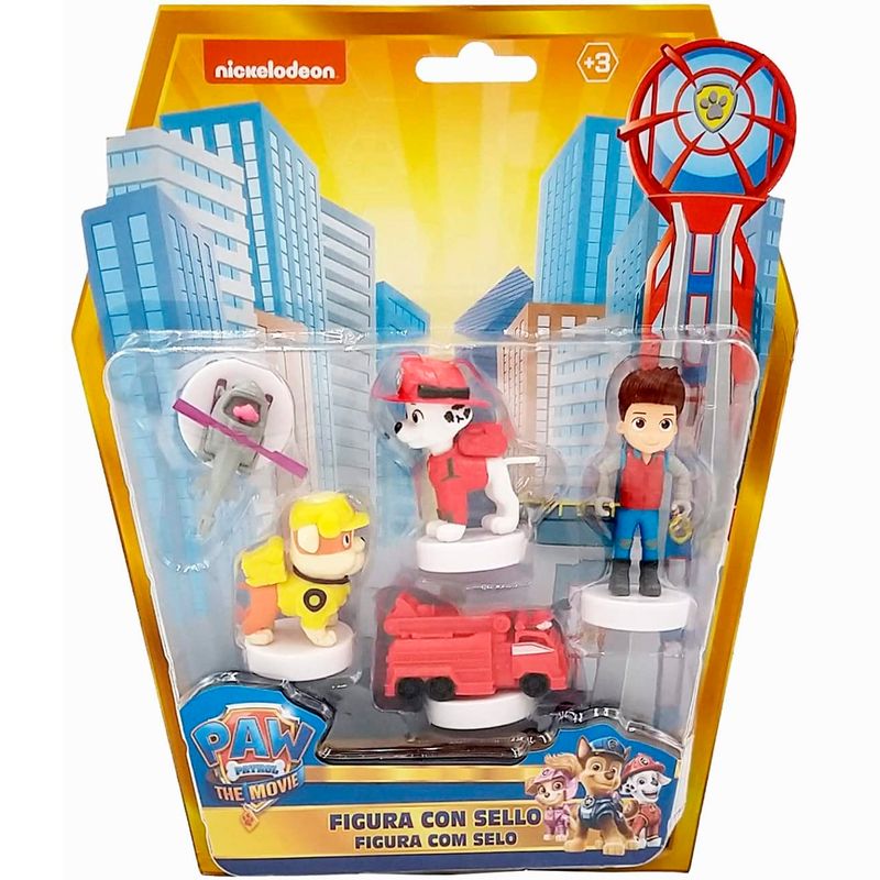 Patrulla-Canina-Pack-5-Figuras-Sello-Surtido