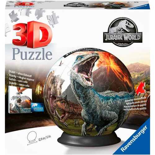 Jurassic World Puzzleball 3D 72 Piezas