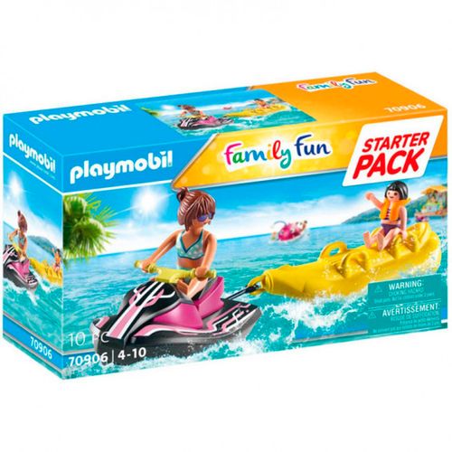 Playmobil Family Fun Moto Agua con Bote Banana