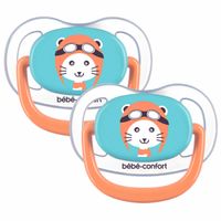 Pack 2 Chupetes Azul/Naranja 6-18M