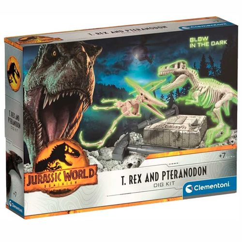 Jurassic World Pack Excavación T-Rex & Pteranodon
