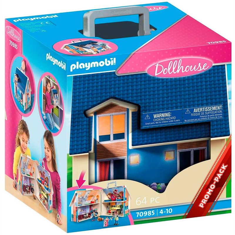 Playmobil-Dollhouse-Casa-Muñecas-Maletin